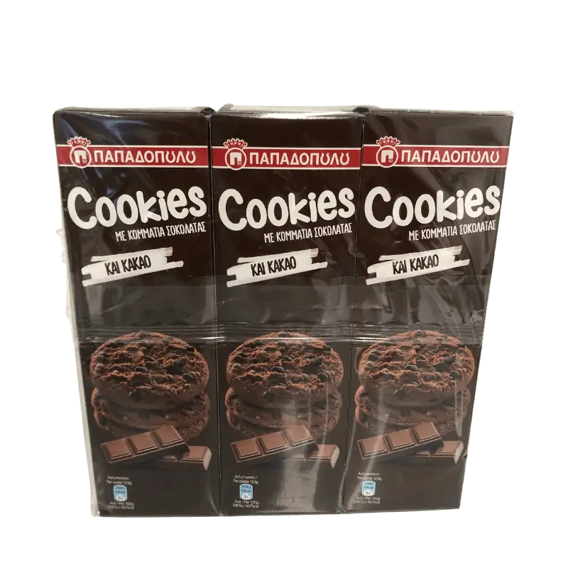 Klassische Cookies doppelt Schokolade