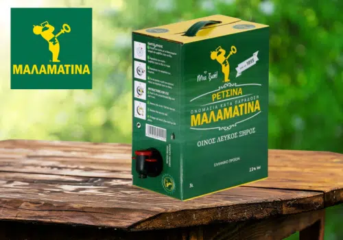 Malamatina Retsina Bag in Box